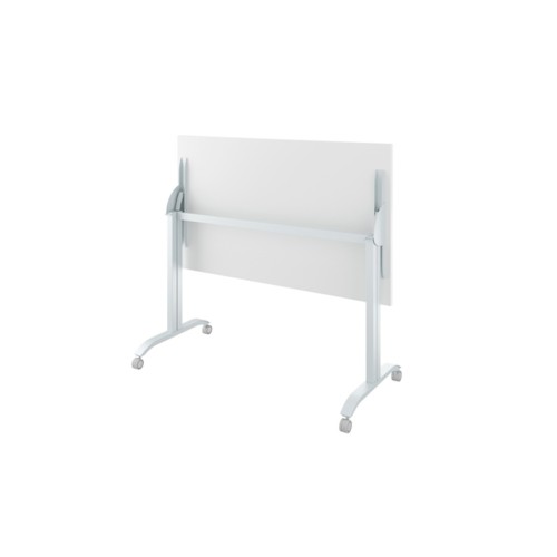 Стол на колёсах, на м/к с откидной столешницей 120 Дублин (металл)