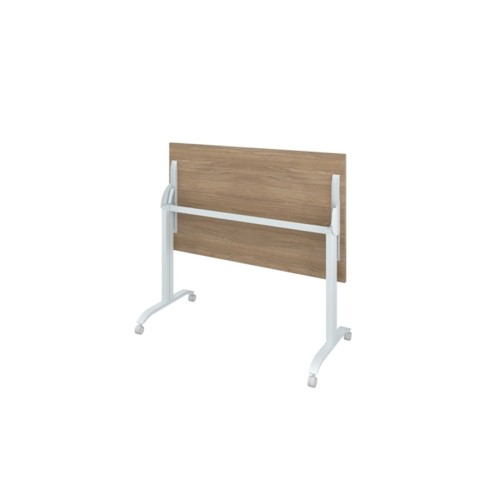 Стол на колёсах, на м/к с откидной столешницей 120 Дублин (металл)