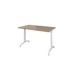 Стол на колёсах, на м/к с откидной столешницей 120 Дублин (металл)