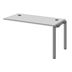 Стол на м/к 60х30 1800_3 Дублин (металл)