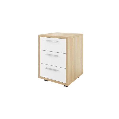 Тумба выкатная (3 ящика с замком) 450 Дублин