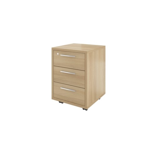 Тумба выкатная (3 ящика с замком) 450 Дублин