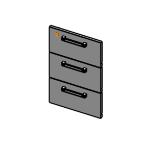 Фасады (ящики с замком) (3шт) Дублин