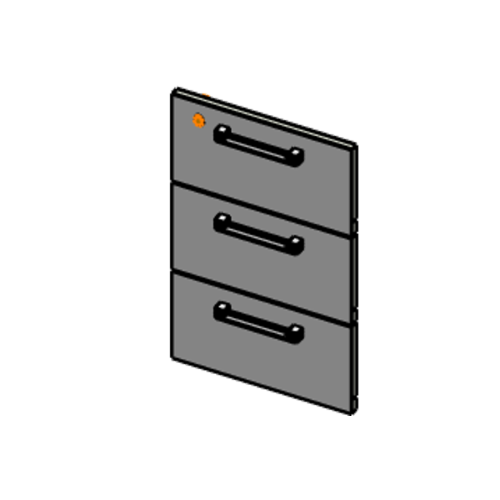 Фасады (ящики с замком) (3шт) Дублин