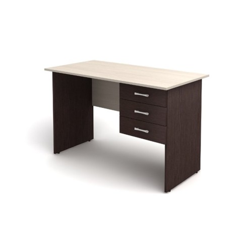 Стол 1-тумбовый с ящиками тумба справа 120 Канц