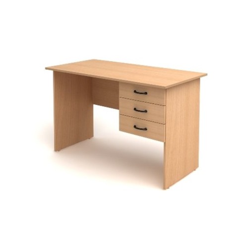 Стол 1-тумбовый с ящиками тумба справа 120 Канц