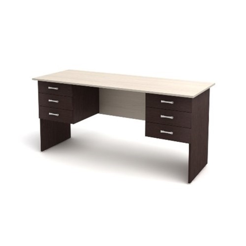 Стол 2-тумбовый 6 ящиков 160 Канц