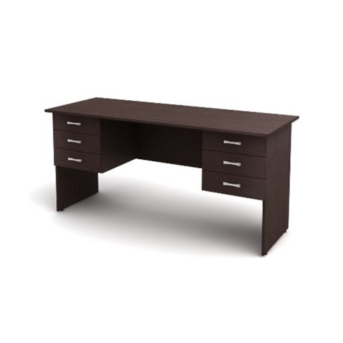 Стол 2-тумбовый 6 ящиков 160 Канц