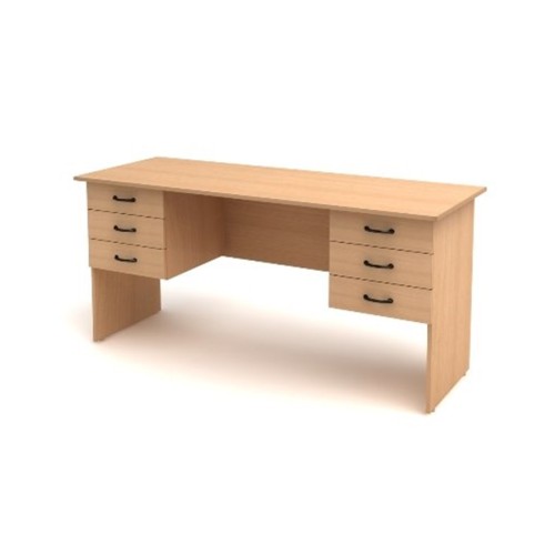 Стол 2-тумбовый 6 ящиков 160 Канц