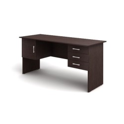 Стол 2-тумбовый (3 ящика+дверка) 160 Канц