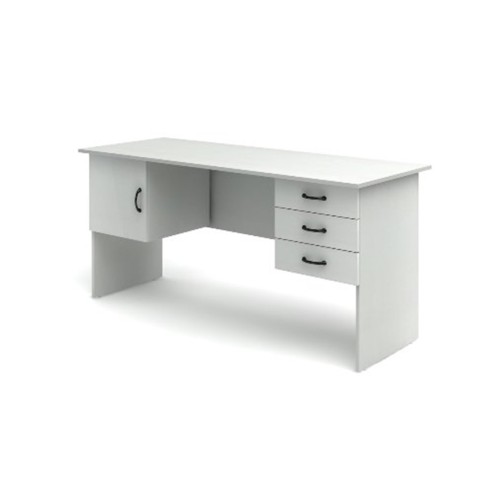 Стол 2-тумбовый (3 ящика+дверка) 160 Канц