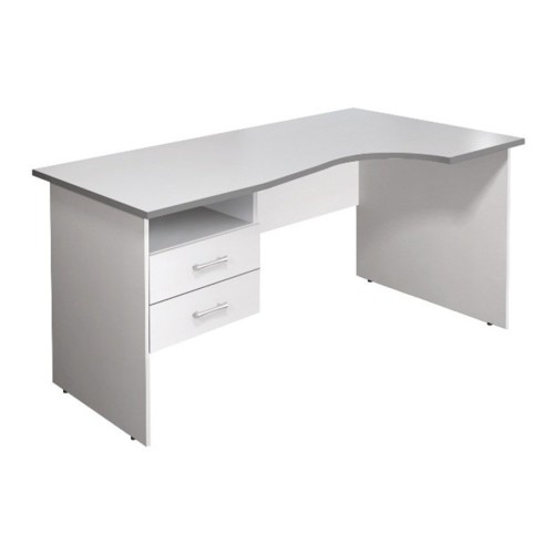 Стол кривол. с тумбой П 1404 Монолит