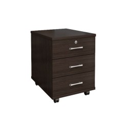 Тумба подкатная 3 ящика с замком 406 Монолит