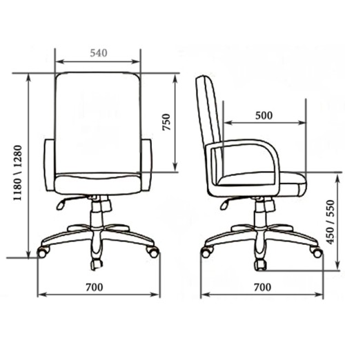 Кресло для руководителя Bonn A Laguna (Натуральная кожа)