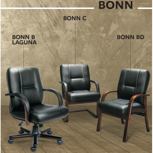 Конференц стул для посетителя Bonn AD (Натуральная кожа)