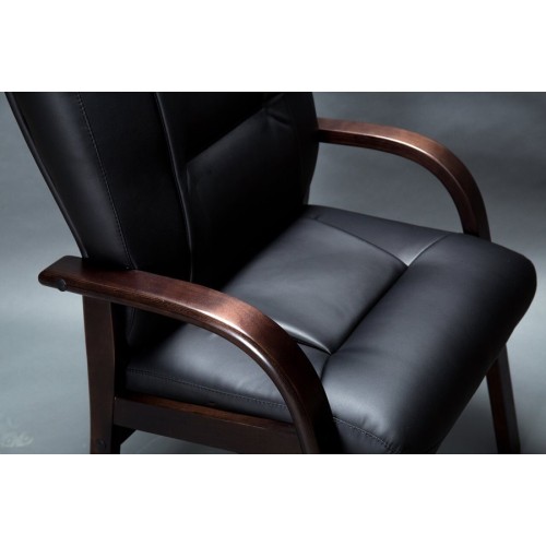  Конференц стул для посетителя Bonn BD (Натуральная кожа)