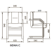 Конференц стул для посетителя Bonn C (Натуральная кожа)