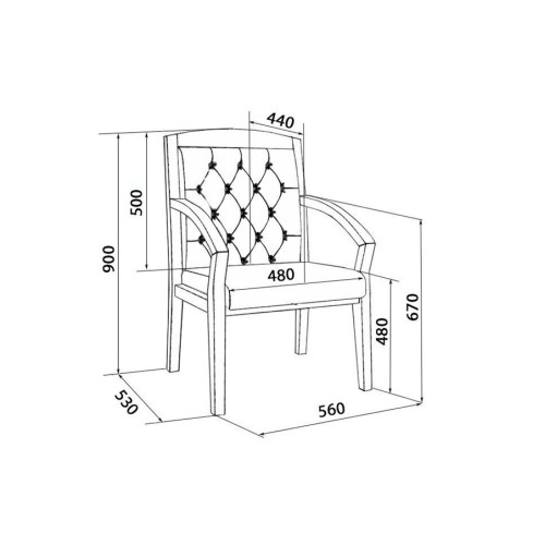 Стул для посетителя Congress Lux (Натуральная кожа)