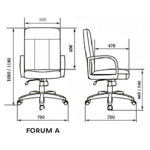 Кресло для руководителя Forum A Laguna (Натуральная кожа)