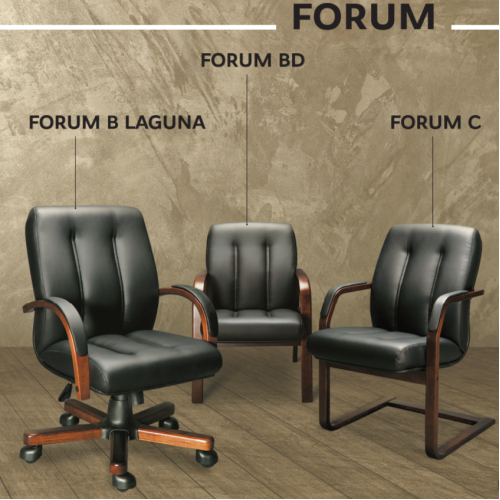 Стул для посетителя Forum BD (Натуральная кожа)