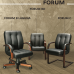 Стул для посетителя Forum BD (Натуральная кожа)