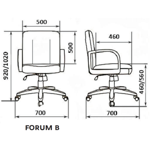 Кресло для руководителя Forum B Laguna (Натуральная кожа)