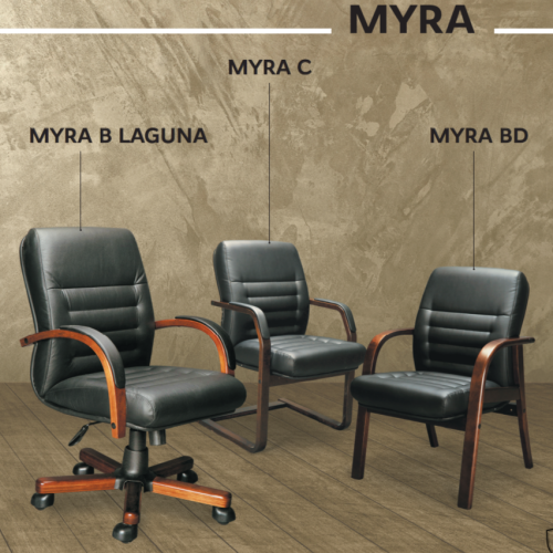 Стул для посетителя Myra BD (Натуральная кожа)