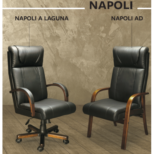 Кресло для руководителя Napoli A LX (Натуральная кожа)