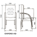 Стул для посетителя Oxford AD (Натуральная кожа)
