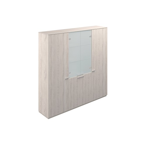 Шкаф высокий тройной для одежды с матовым стеклом Atlas