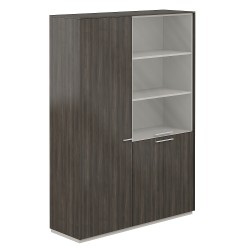 Шкаф высокий двойной для одежды с прозрачным стеклом Atlas