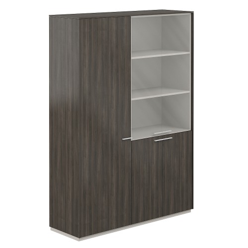 Шкаф высокий двойной для одежды с прозрачным стеклом Atlas