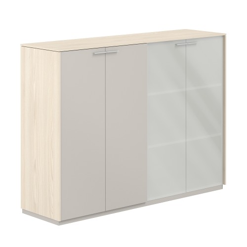 Шкаф средний матовое стекло Atlas