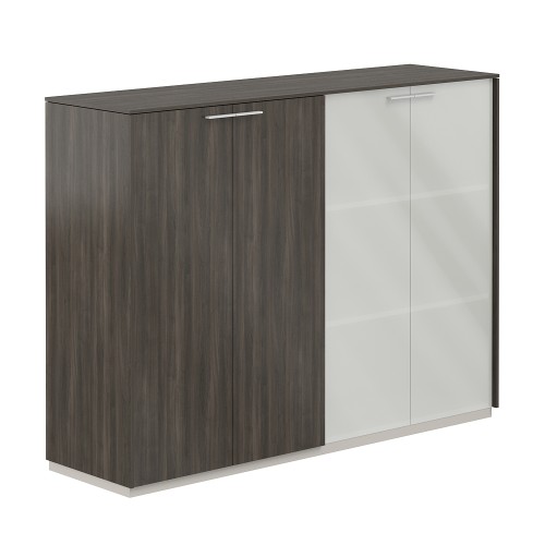 Шкаф средний матовое стекло Atlas