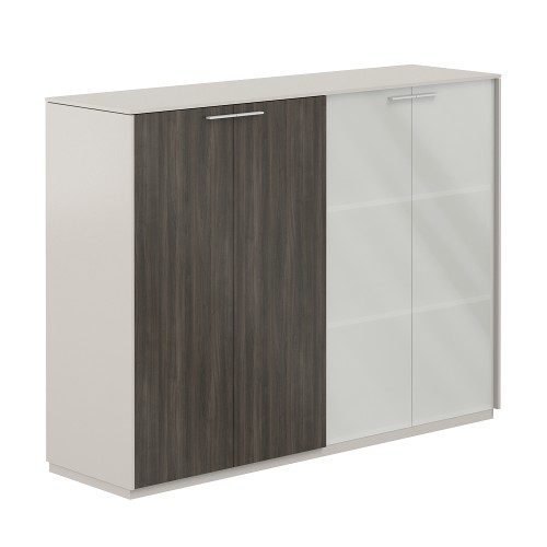 Шкаф средний матовое стекло Atlas