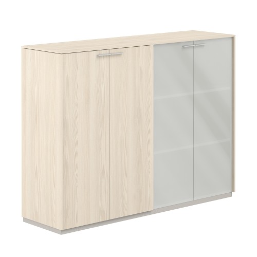 Шкаф средний матовое стекло Atlas