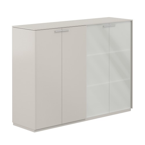 Шкаф средний матовое стекло Atlas