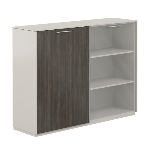 Шкаф средний прозрачное стекло Atlas