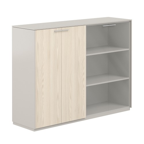 Шкаф средний прозрачное стекло Atlas