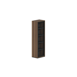 Шкаф 1-секционный 62 со стеклом Quartz