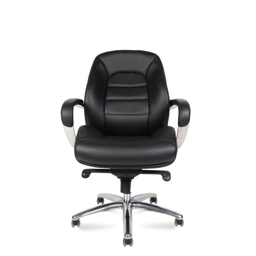 Кресло руководителя Porsche LB (натуральная кожа) низкая спинка