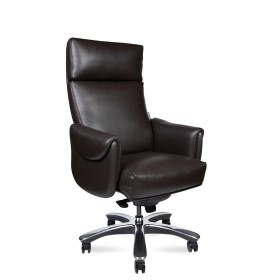 Кресло руководителя Ritz (натуральная кожа) высокая спинка