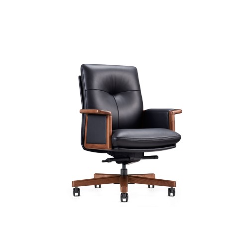 Кресло руководителя Vivaldi LB (натуральная кожа) низкая спинка