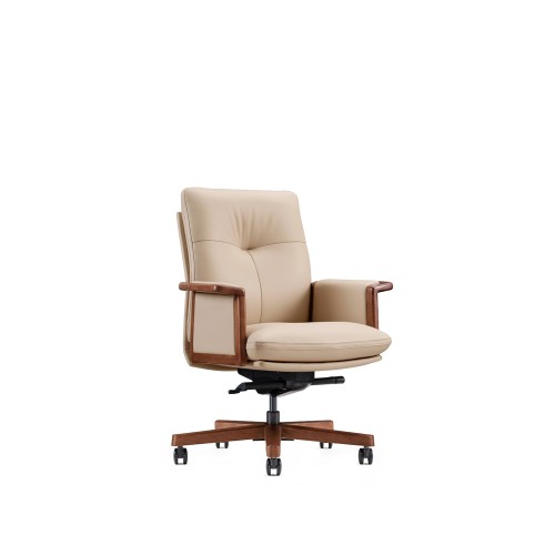 Кресло руководителя Vivaldi LB (натуральная кожа) низкая спинка