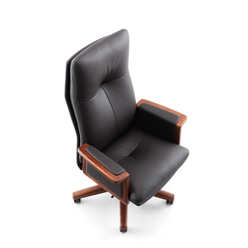 Кресло руководителя Vivaldi (натуральная кожа) высокая спинка