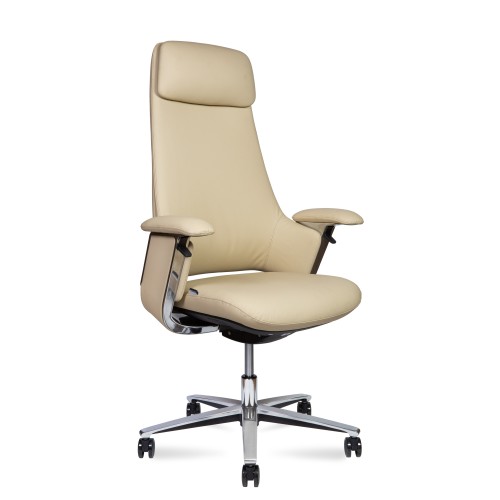 Кресло руководителя York (натуральная кожа) высокая спинка