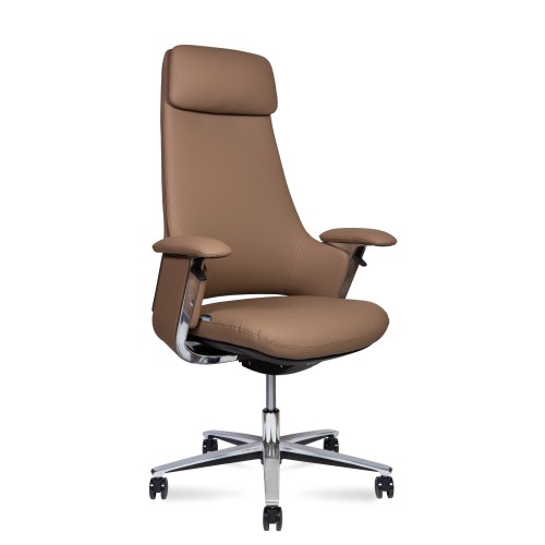 Кресло руководителя York (натуральная кожа) высокая спинка