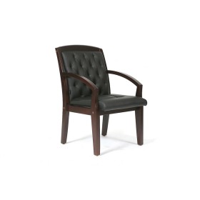 Офисный стул для посетителя Боттичелли SB 969 (деревянные ножки)