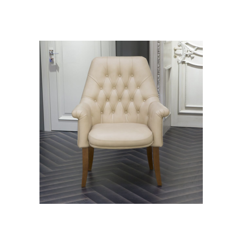 Конференц стул для посетителя Бруно-G: кресло в натуральной коже