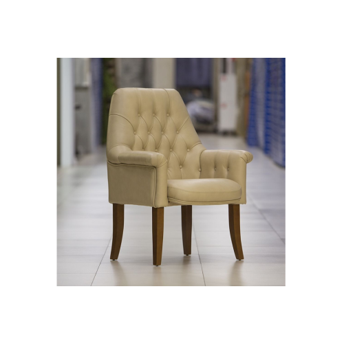 Конференц стул для посетителя Бруно-G: кресло в натуральной коже